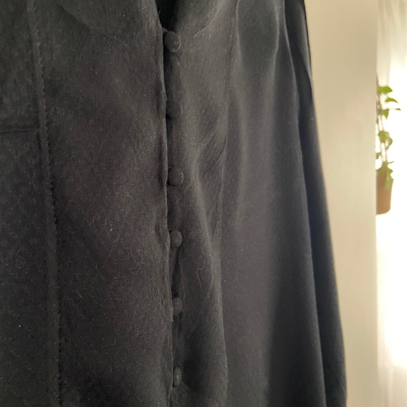 Silence & Noise Button Down Tie Front Tunic - Picture 2 of 4